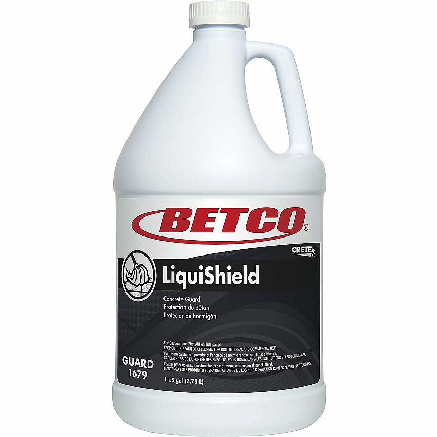 Betco LiquiShield Concrete Guard Ready-To-Use - 128 fl oz (4 quart) - 7 to 9 pH - Water Based, Low Odor - Opaque White - 4 / Carton (16790400)