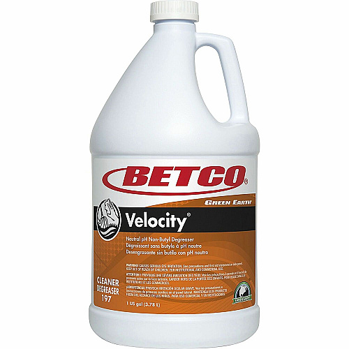 Green Earth Velocity Degreaser Ready-To-Use - 128 fl oz (4 quart) - 7 to 8.5 pH - Fresh Scent - Butyl-free - Dark Orange - 4 / Carton (1970400)