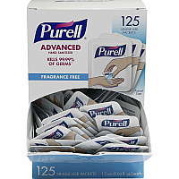 PURELL&reg; Advanced Hand Sanitizer Gel Kill Germs - Hand - Clear - Durable - 1 Each - 125 /Dispenser Box (9630125CTN)