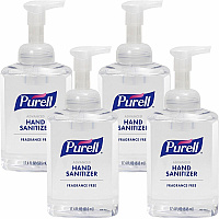 Gojo&reg; Hand Sanitizer Foam 1.09 lb - Pump Bottle Dispenser - Kill Germs - Hand, Skin - Clear - Quick Drying, Fragrance-free - 4 / Carton (500904CT)