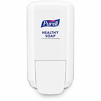 Gojo&reg; CS2 Push-Style Hand Soap Dispenser 1.06 quart Capacity - Compact - White - 1 Each (413106)