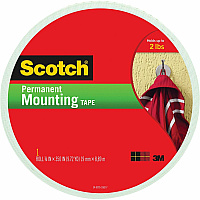 Scotch-Brite Double-sided Permanent Foam Tape 29.17 ft Length x 0.75" Width - Beige - Foam - 1 Roll (110SLONG)