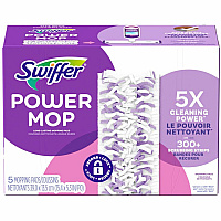 Swiffer PowerMop Mopping Pads Purple - 5 / Box (08188)