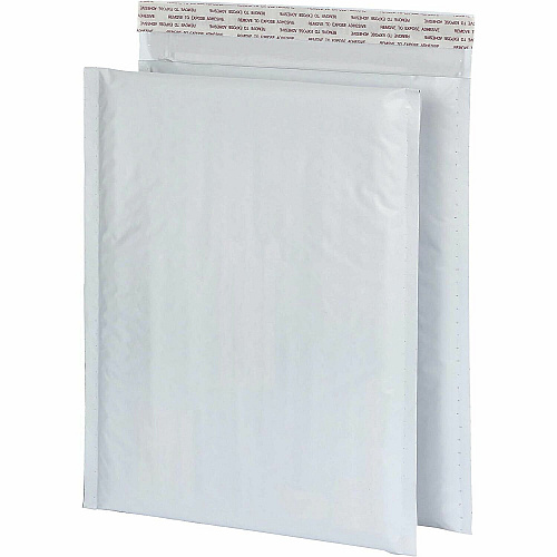 Quality Park Poly Bubble Mailers Bubble - 8 1/2" Width x 11" Length - Strip - White - Poly - 25 / Box (95009)
