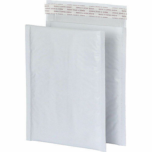 Quality Park Bubble Mailers Bubble - 6" Width x 9" Length - Strip - White - Poly - 25 / Box (95007)
