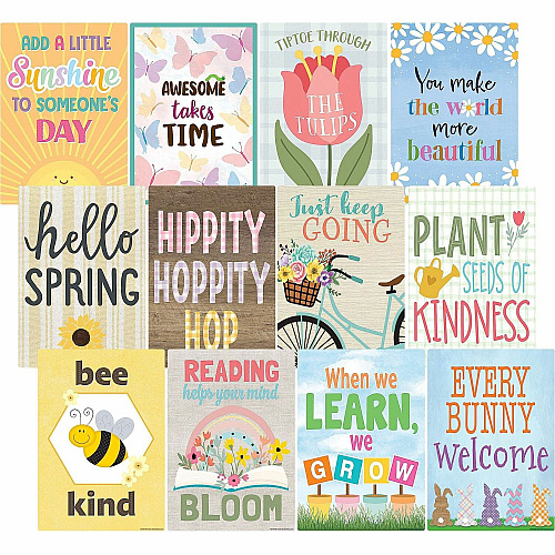 Teacher Created Resources Seasonal Classroom Posters 11" Width x 15.8" Height - Multi (6111)