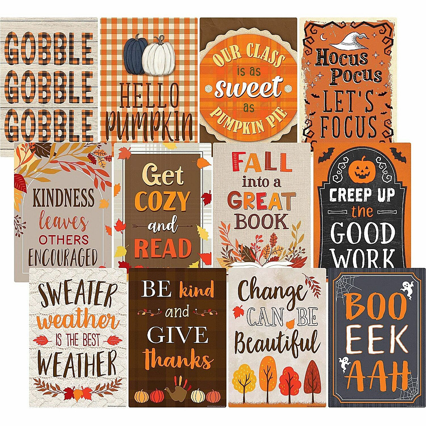 Teacher Created Resources Seasonal Classroom Posters 11" Width x 15.8" Height - Multi (6112)