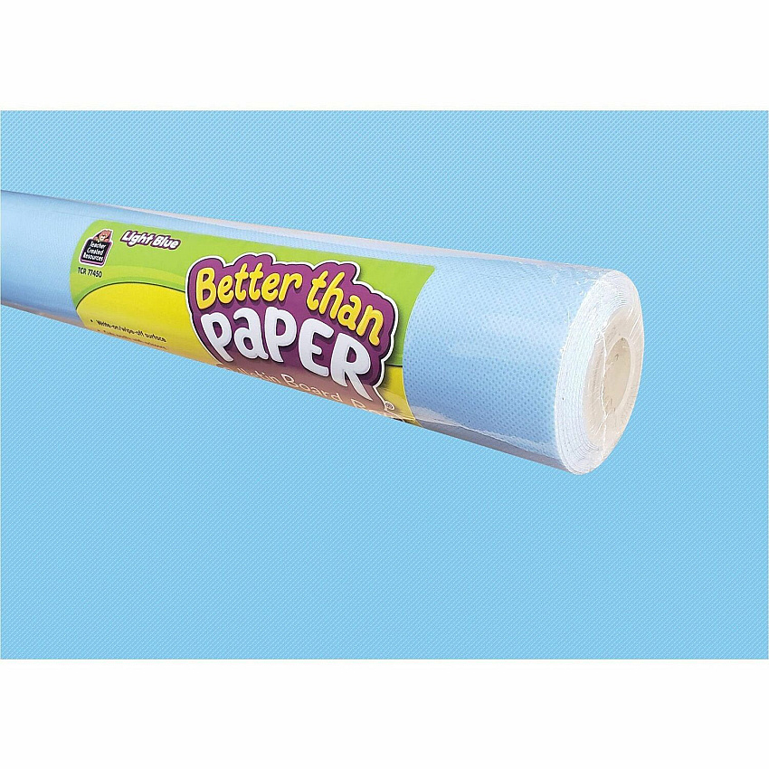 Teacher Created Resources Better Than Paper Board Roll Bulletin Board, Classroom - 48" Width x 12 ft Length - Light Blue - 1 Roll (77450)