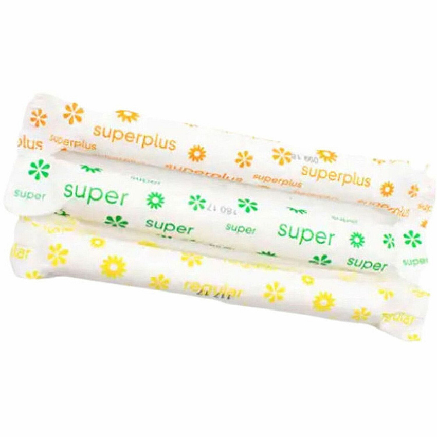 Tampon Tribe Organic Tampons Regular - Cardboard Applicator - Hypoallergenic, Chlorine-free, Absorbent, Anti-leak - 500 / Carton (TAM500R)