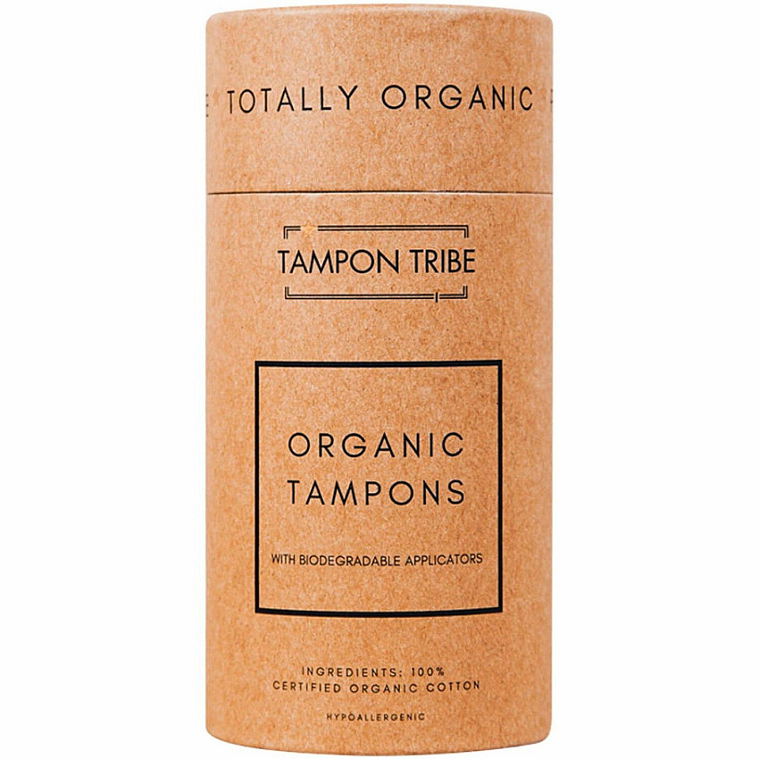 Tampon Tribe Tampon Tubes Natural Brown - Paper - 6 / Carton (TUBE6)