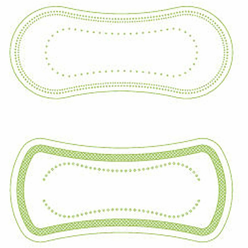 Tampon Tribe Organic Panty Liners Hypoallergenic, Anti-leak, Chlorine-free, Individually Wrapped, Comfortable - 500 / Carton (PLR500)