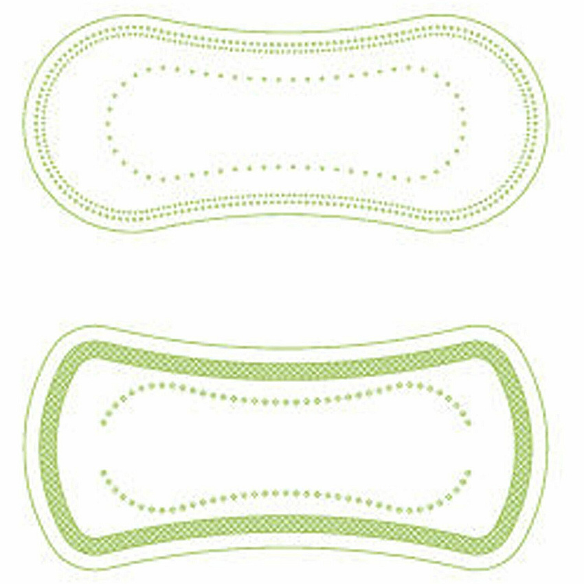 Tampon Tribe Organic Panty Liners Hypoallergenic, Anti-leak, Chlorine-free, Individually Wrapped, Comfortable - 500 / Carton (PLR500)