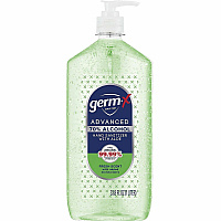 Vi-Jon Hand Sanitizer 34 fl oz (1005.5 mL) - Kill Germs, Bacteria Remover - Hand, Healthcare - Moisturizing - Green - 4 / Carton (52760)