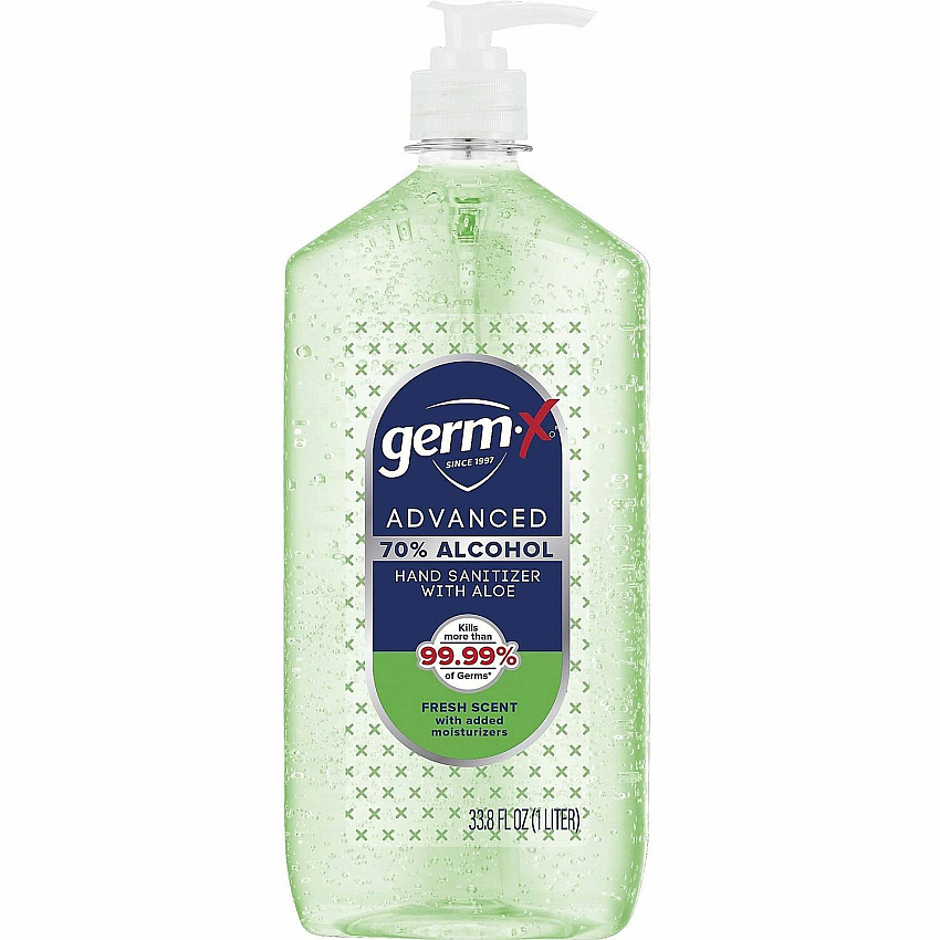 Vi-Jon Hand Sanitizer 34 fl oz (1005.5 mL) - Kill Germs, Bacteria Remover - Hand, Healthcare - Moisturizing - Green - 4 / Carton (52760)