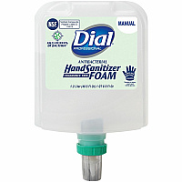 Dial Hand Sanitizer Foam Refill 1.27 quart - Bottle Dispenser - Bacteria Remover - Hand - White - Fragrance-free, Dye-free - 1 Each (19717)
