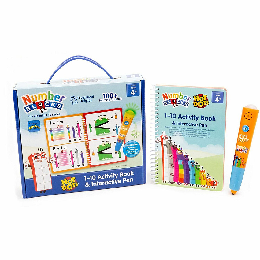 Educational Insights Numberblocks Activity Book Interactive Printed Book 60 Pages (2550)