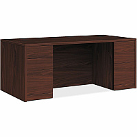 HON 10500 Series Mahogany Laminate Office Desking 29.5