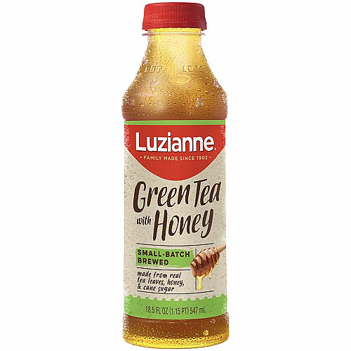 New England Coffee&reg; Green Tea with Honey Green Tea 18.5 oz - 12 / Carton (36124)