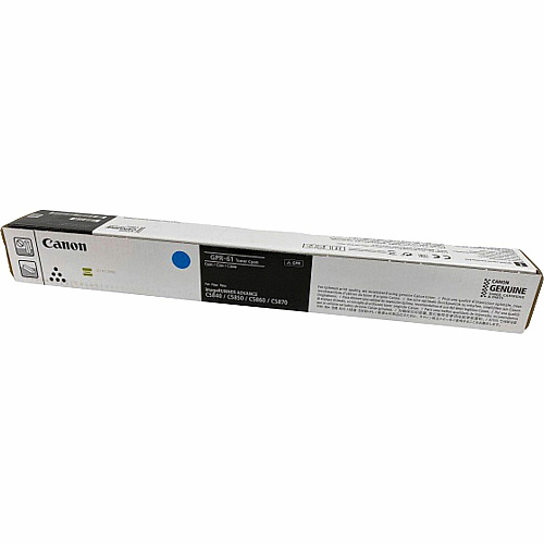 Canon GPR-61 Original Laser Toner Cartridge - Cyan - 1 Each (3764C003)