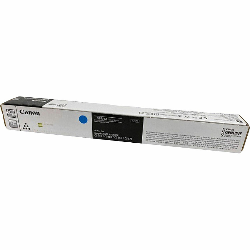 Canon GPR-61 Original Laser Toner Cartridge - Cyan - 1 Each (3764C003)