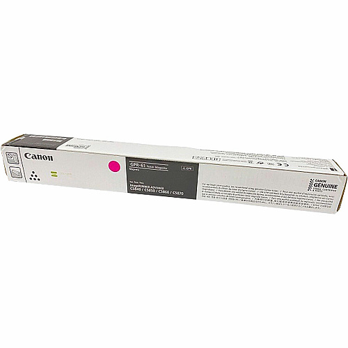 Canon GPR-61 Original Laser Toner Cartridge - Magenta - 1 Each (3765C003)
