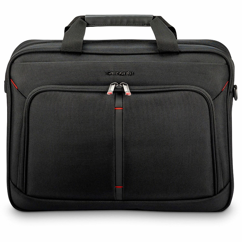 Samsonite Xenon 4.0 Carrying Case (Briefcase) for 12.9" to 15.6" Notebook, Tablet, Travel, Electronics - Black 1680D Ballistic Polyester, Tricot Body - Trolley Strap - 5.5" Height x 12.5" Width x 17" Depth - 1 Each (1473271041)