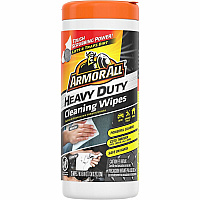 Armor All Heavy Duty Cleaning Wipes For Car - Heavy Duty - Multi - 25/Tub - 1 Each (AHDWMPHDC)