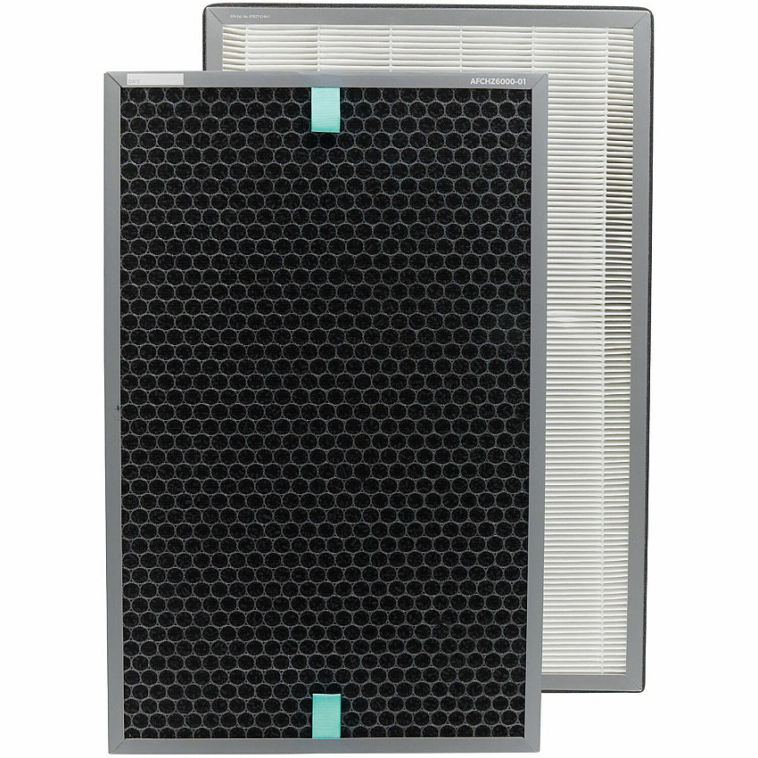 TruSens HEPA Z-6000 Replacement Filter Activated Carbon, HEPA - For Air Purifier - Remove Virus, Remove Bacteria, Remove Airborne Particles, Remove Volatile Organic Compound, Remove Odor, Remove Dust - 100% Particle Removal Efficiency Particl (AFHZ600001)