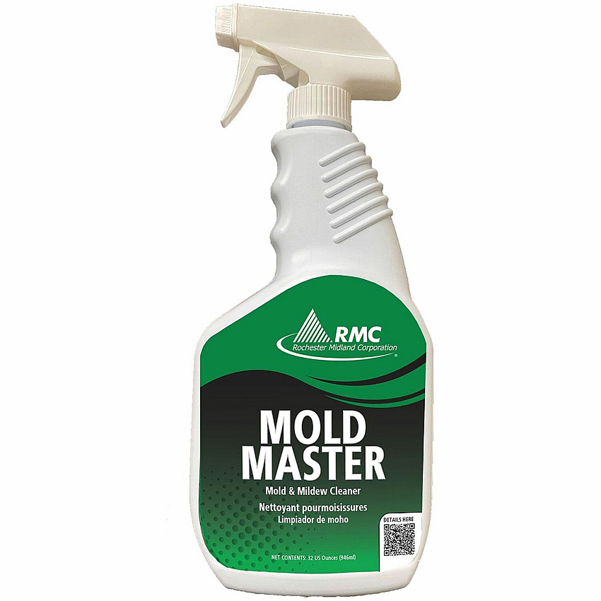Rochester Midland RMC Mold Master Tile/Grout Cleaner Ready-To-Use - 32 fl oz (1 quart) - 13 pH - Easy to Use - Clear Amber - 1 Each (11758214)