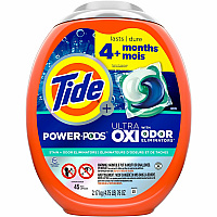 Tide&reg; Ultra Oxi Laundry Detergent Pods, 45 Pods Orange - 45 / Pack (09496)
