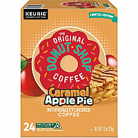Donut Shop K-Cup Caramel Apple Pie Coffee Compatible with Keurig Brewer - Light - K-Cup - Caramel Apple Pie - Kosher - 24 / Box (8101)