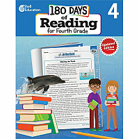 Shell Education 180 Days of Reading for Third Grade, 2nd Edition Printed Book Grade 4 - English - 1 Each (135046)