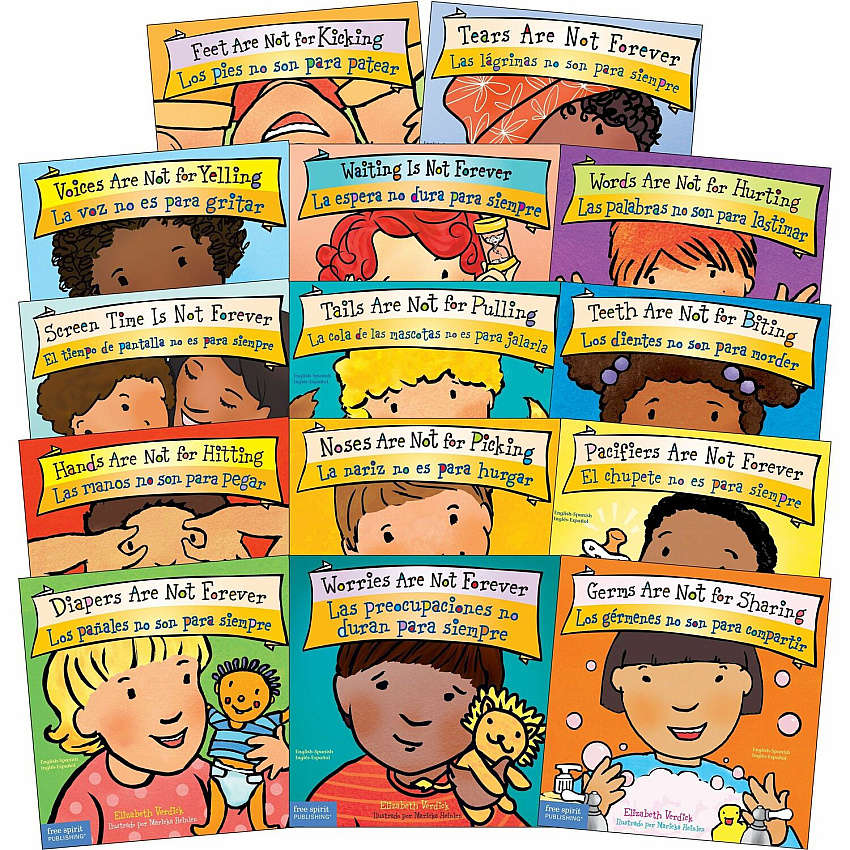 Shell Education Best Behavior Series (Bilingual Board books) 14-Book Set Printed Book Grade Up to-PK - English - 14 / Set (685193)