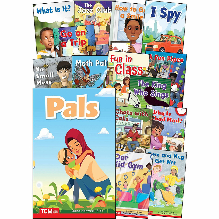 Shell Education Decodable Books Grade 1 Set 1: 15-Book Set Printed Book Grade 1 - English - 15 / Set (145498)