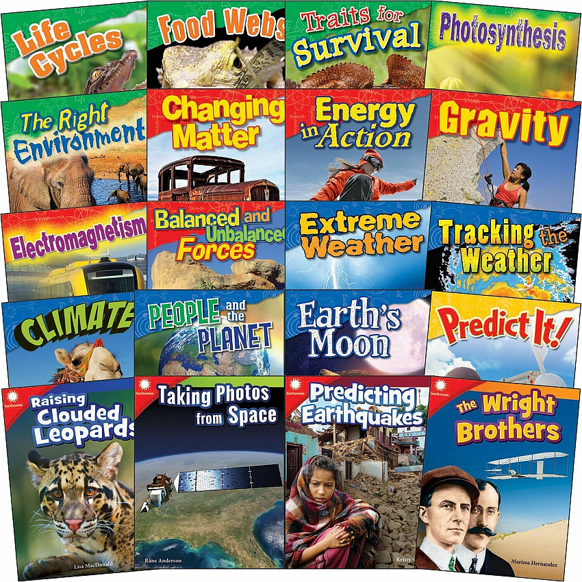 Shell Education Science Book Set Printed Book Grade 3 - 20 / Set (126784)