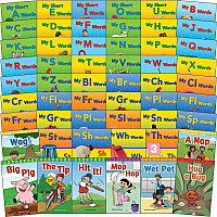 Shell Education Phonics Book Set Printed Book Grade Pre-K - 50 / Set (126778)