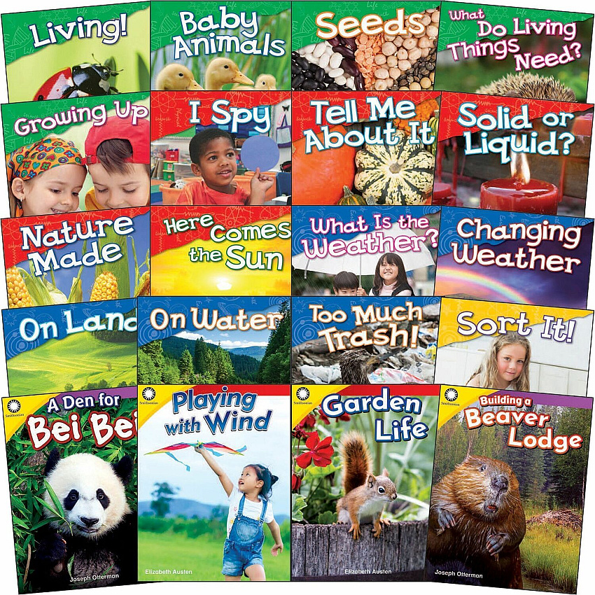 Shell Education Science Book Set Printed Book Grade K - 20 / Set (126781)