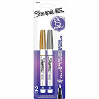 Sharpie Oil-Based Paint Markers Extra Fine Marker Point - Assorted Ink - Oil Based - 2 / Pack (1976708)