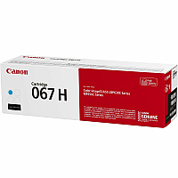 Canon 067 Original High Yield Laser Toner Cartridge - Cyan - 1 Pack 2350 Pages (CRTDG067HCYN)