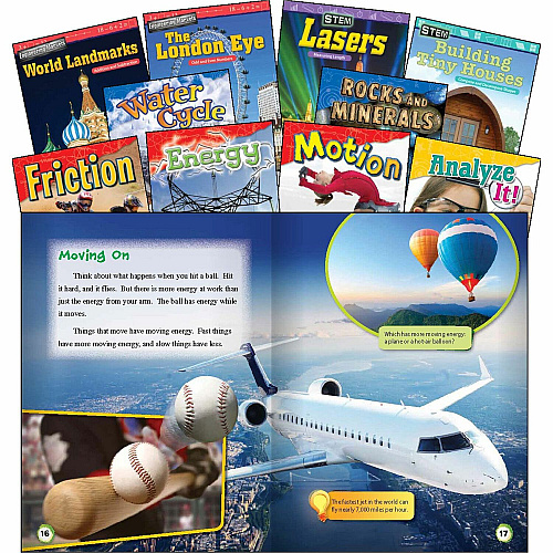 Shell Education Exploring STEM Grade 2 10-Book Set Printed Book Grade 2 - English - 10 / Set (100579)