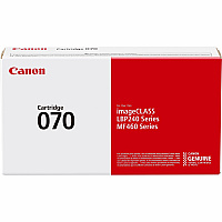 Canon 070 Original Standard Yield Laser Toner Cartridge - Black - 1 Pack 3000 Pages (CRTDG070)