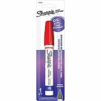 Sharpie Oil-Based Paint Markers Medium Marker Point - Red Ink - Oil Based - 1 / Pack (2157684)