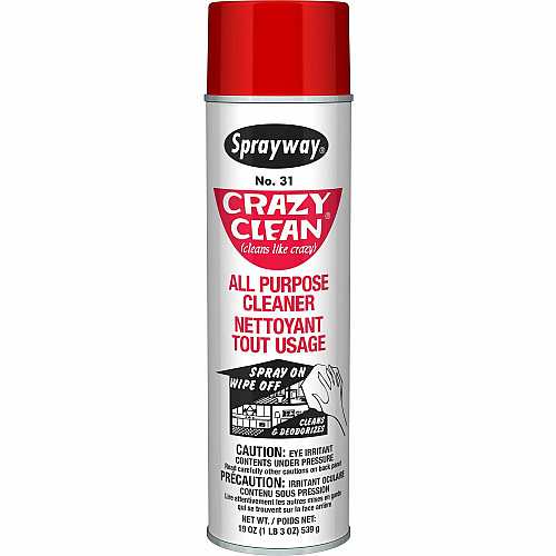 Claire Crazy Clean All-Purpose Cleaner 19 fl oz (0.6 quart) - Deodorize, Non-abrasive - White - 12 / Carton (SW031CT)