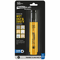 Avery UltraDuty Markers, XL Wide Tip, 1 Black Marker 18 mm Narrow Narrow Chisel, Bold, XL Wide Marker Point - Black Ink - Polyester Tip - 1 / Pack (29865)