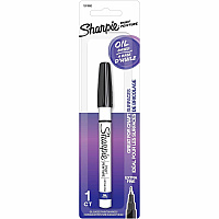 Sharpie Oil-Based Paint Markers Extra Fine Marker Point - Black Ink - Oil Based - Metal Barrel - 1 / Pack (1874990)