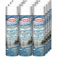 Claire Heat Stable Silicone Release Agent 11 fl oz (0.3 quart) - Mild Petroleum Scent - Water Repellent, Non-staining, Wax-free, Water Proof, Anti-corrosive, Non-sticky - 12 / Carton (CL948CT)