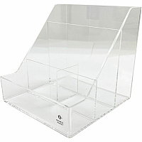 Business Source 4-Compartment Desktop Organizer 4 Compartment(s) - 5.50