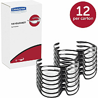 Kleenguard V40 Hellraiser Safety Eyewear Recommended for: Workplace, Home, Industrial, Manufacturing, Eye, Indoor - Universal - UVA, UVB, UVC Protection - Polycarbonate - Durable, Lightweight, Wraparound Frame, Scratch Resistant, Comfortable, An (28615BX)