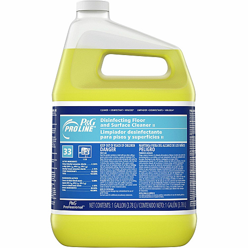 Proline PRO LINE Pro Line Floor&Surface Cleaner II For Floor, Hard Surface - Concentrate - Spray - 128 fl oz (4 quart) - Clean & Fresh Scent - Recommended For: Bacteria Remover, Soil Remover, Fungi Remover, Mold Remover, Mildew Remover - pH Neutra (02039)