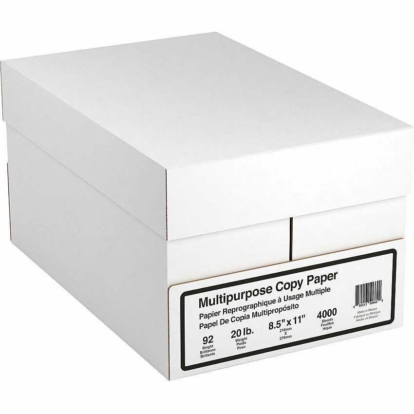 Special Buy Economy 20 lb Copy Paper 92 Brightness - Letter - 8 1/2" x 11" - 20 lb Basis Weight - White - 500 Sheets per Ream - 8 / Carton (EC85118RM)